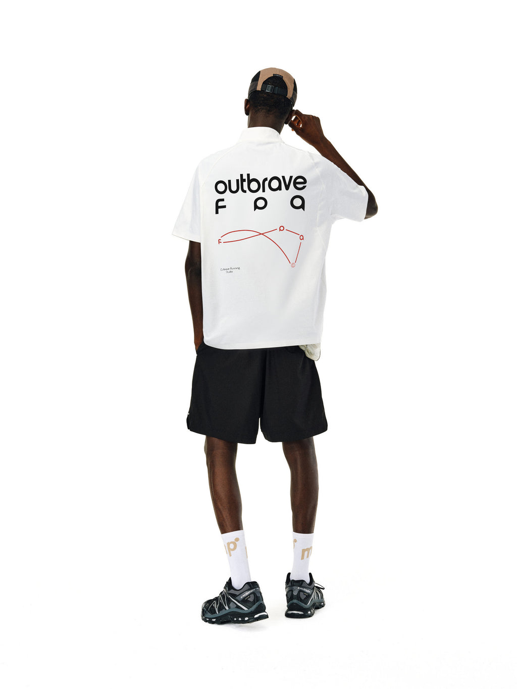 FPA Quick-Dry Cool Feel UPF50+ Sun Protection Half-Zip Cycling Jersey Summer Outdoor Semi-High Collar Couple Short Sleeve T-Shirt