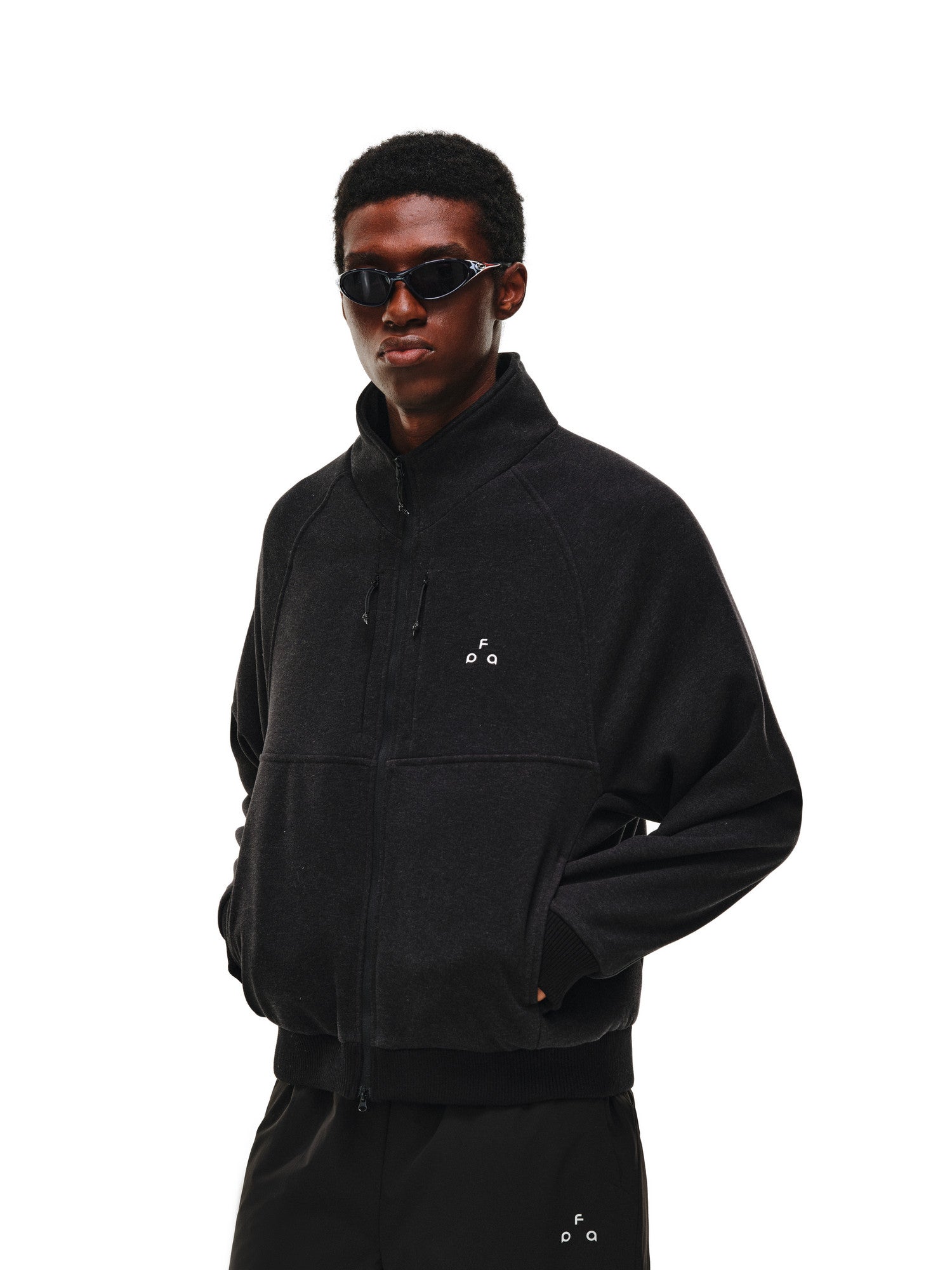 FPA Wool-Blend Thermal Lined Outdoor Double-Zip Jacket – Autumn/Winter Stand Collar Unisex