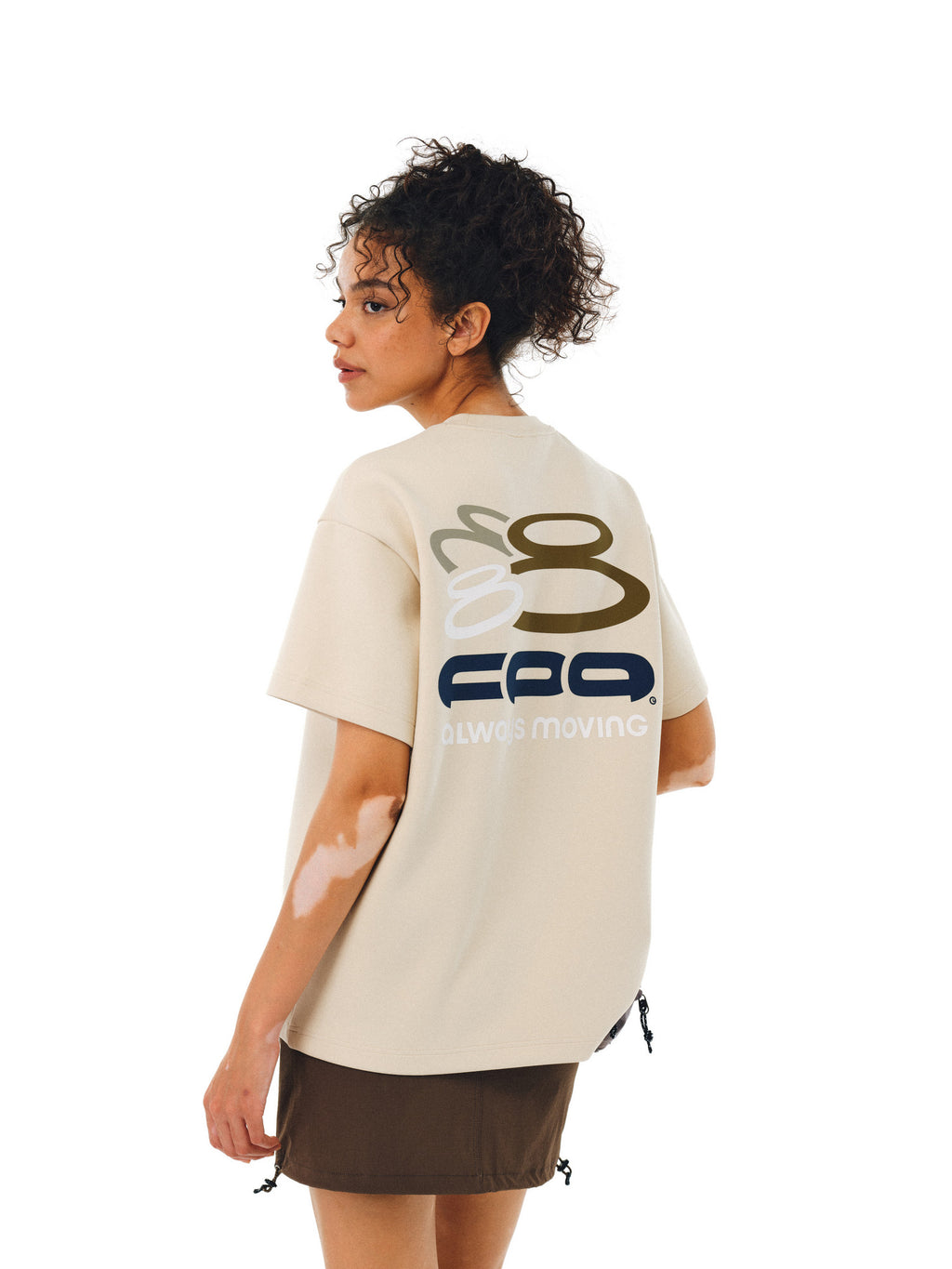 FPA Colorful Logo Short Sleeve T-Shirt - Summer American Streetwear Unisex Loose Heavyweight Crew Neck Tee for Men