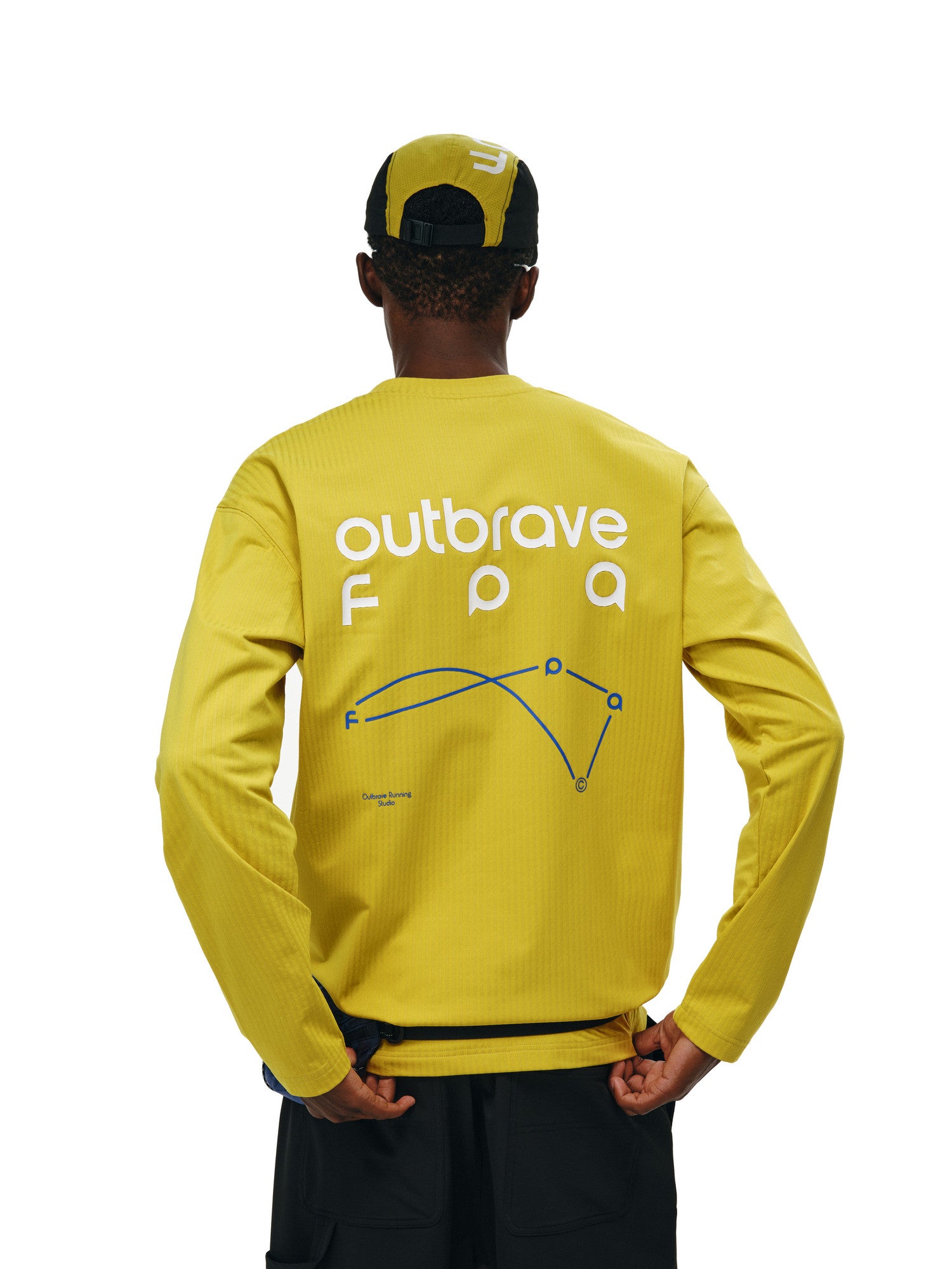 FPA Quick-Dry Outdoor Casual Long-Sleeve T-Shirt 2026 New Spring/Autumn Chinese Style Crew Neck Loose Fit Sports Couple Black Tee