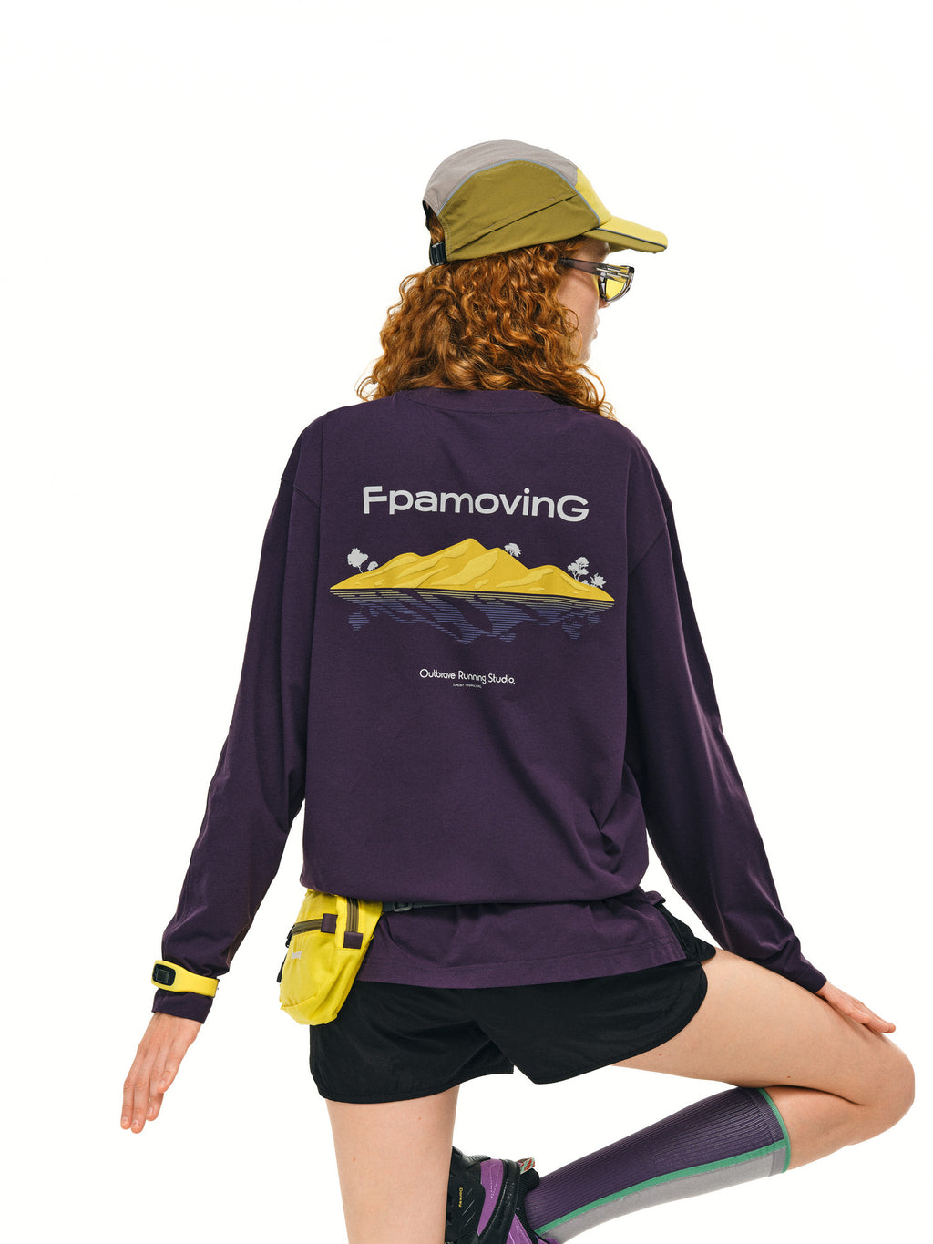 FPA Sorona Antimicrobial UPF50+ Sun Protection Long Sleeve Sports T-Shirt, Chinese Streetwear Trendy American Style Crew Neck Couple T-Shirt