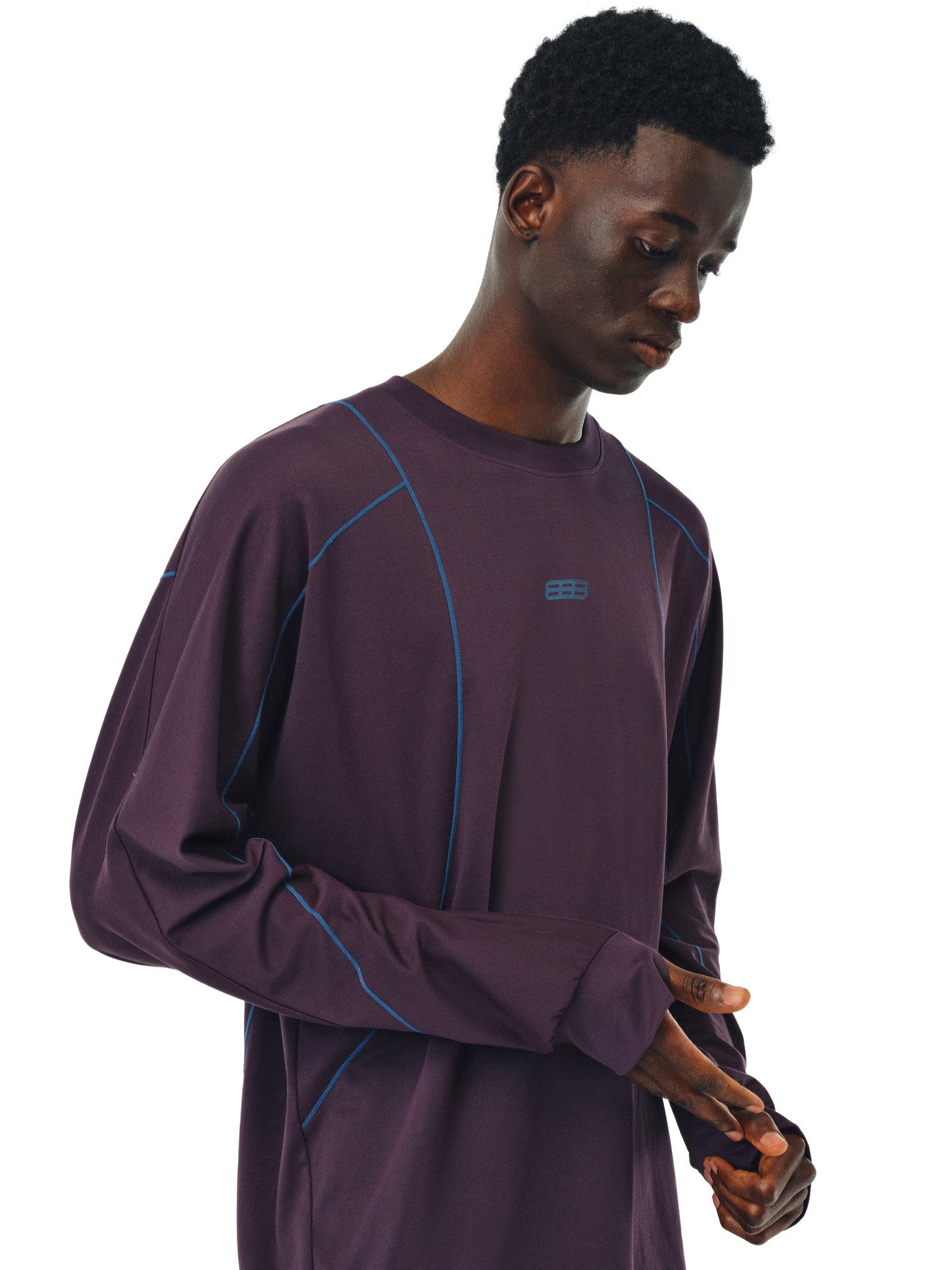 FPA Athletic Pima Cotton Cool-Touch Hassu Long-Sleeve T-Shirt for Spring and Autumn, Chinese Streetwear, Loose-Fitting, Casual, Versatile, Crew Neck, Couple Tee