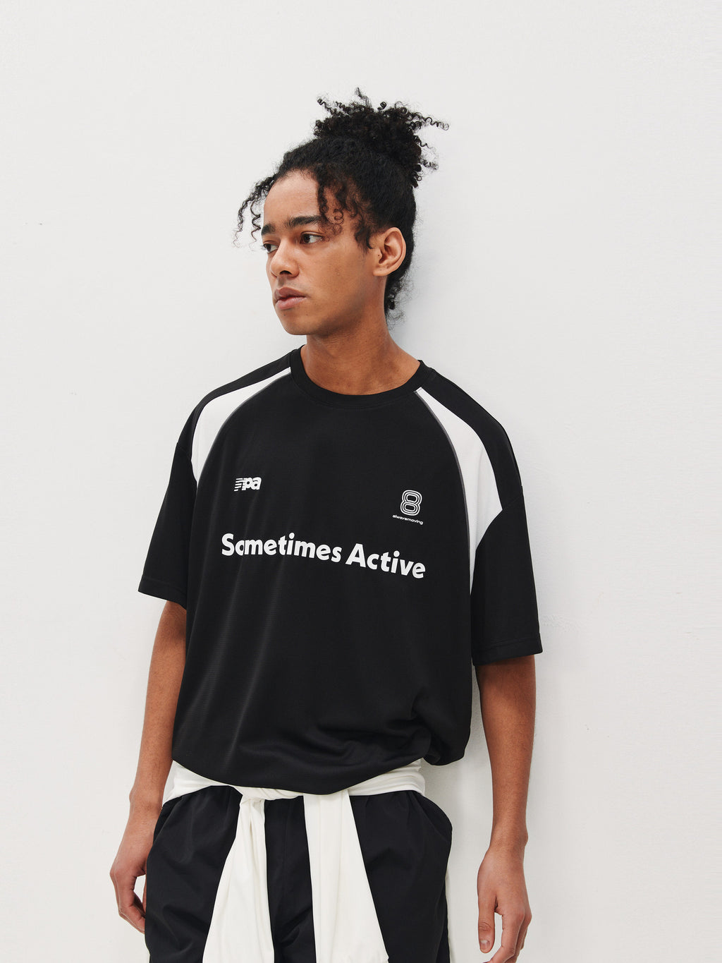 FPA Quick-Dry Breathable Mesh Athletic Short Sleeve T-Shirt - Summer Chinese Streetwear Loose Fit Round Neck Black Tee for Men