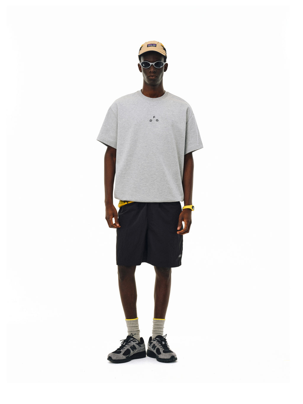 FPA Quick-Dry Antibacterial Mite-Resistant Cool-Touch Short Sleeve Basic Logo Casual Minimalist Summer Crew Neck Chinese Trend Couple T-Shirt