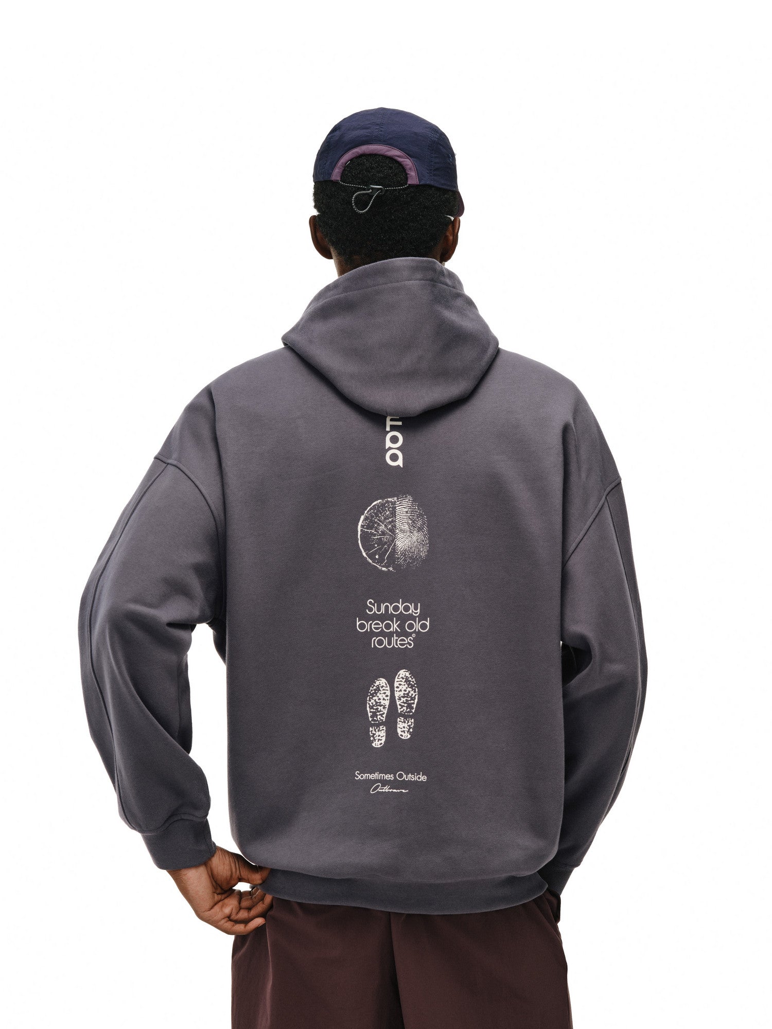 FPA Natural Elements Logo Hoodie for Men and Women – Heavyweight Pullover with Letter Print, Autumn Casual Streetwear