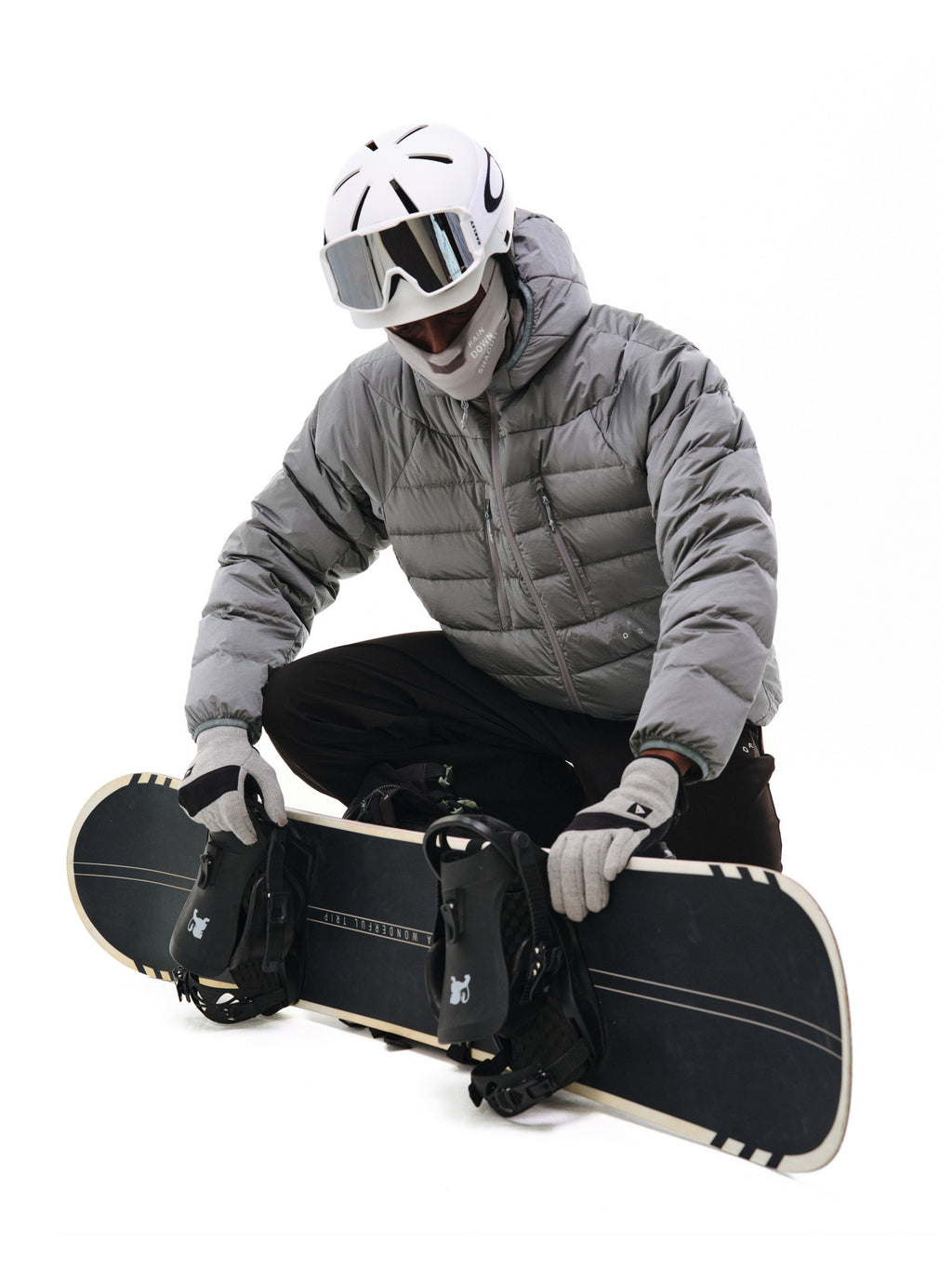 FPA Ribbed Down Hooded Jacket with Double Zipper - 2026 New Winter Sports Couple Down Coat