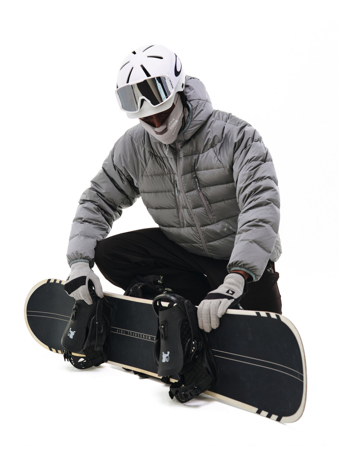 FPA Ribbed Down Hooded Jacket with Double Zipper - 2026 New Winter Sports Couple Down Coat