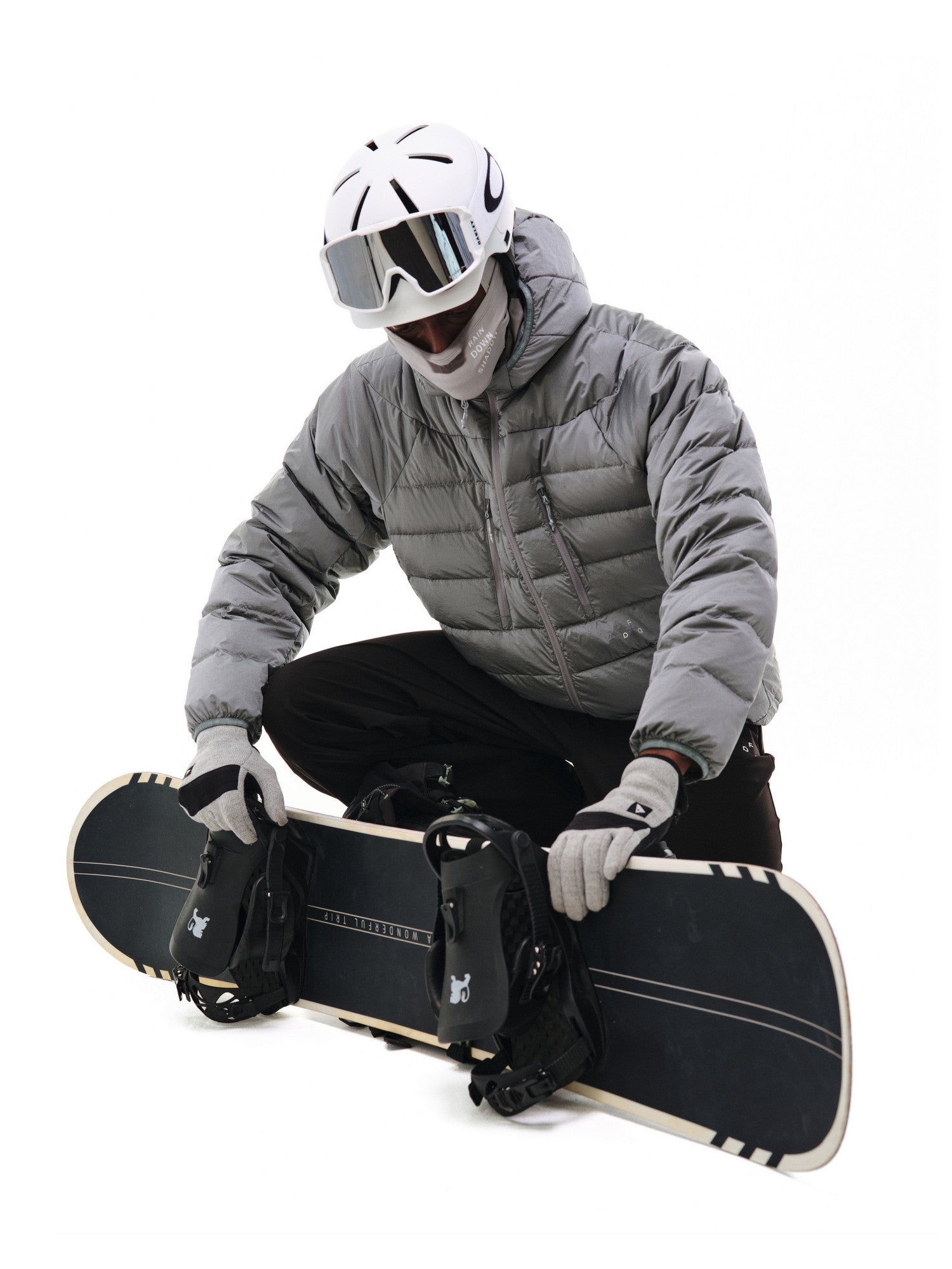 FPA Ribbed Down Hooded Jacket with Double Zipper - 2026 New Winter Sports Couple Down Coat