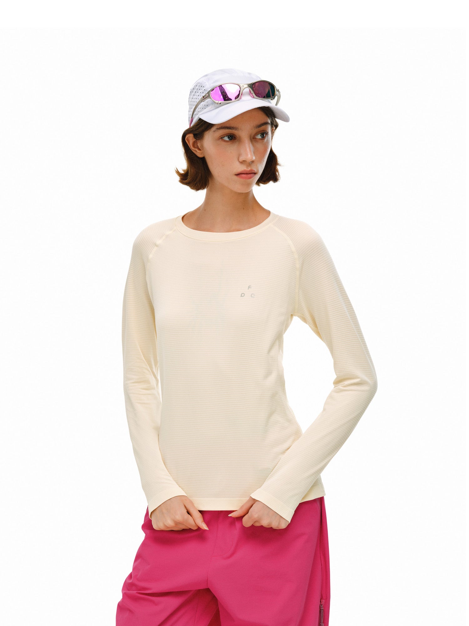 FPA Seamless Outdoor T-Shirt for Spring and Fall – Slim Fit, Basic Round Neck Tee for Women