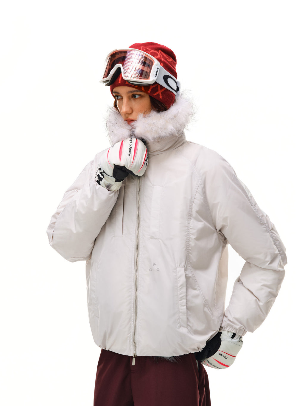 FPA Structured Fur Collar Down Jacket – Chinese Streetwear Trend, High-End Casual Unisex Winter Warm Down Coat for Men