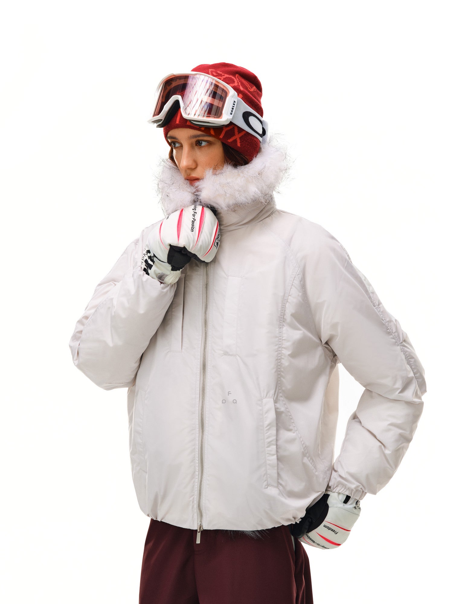 FPA Structured Fur Collar Down Jacket – Chinese Streetwear Trend, High-End Casual Unisex Winter Warm Down Coat for Men