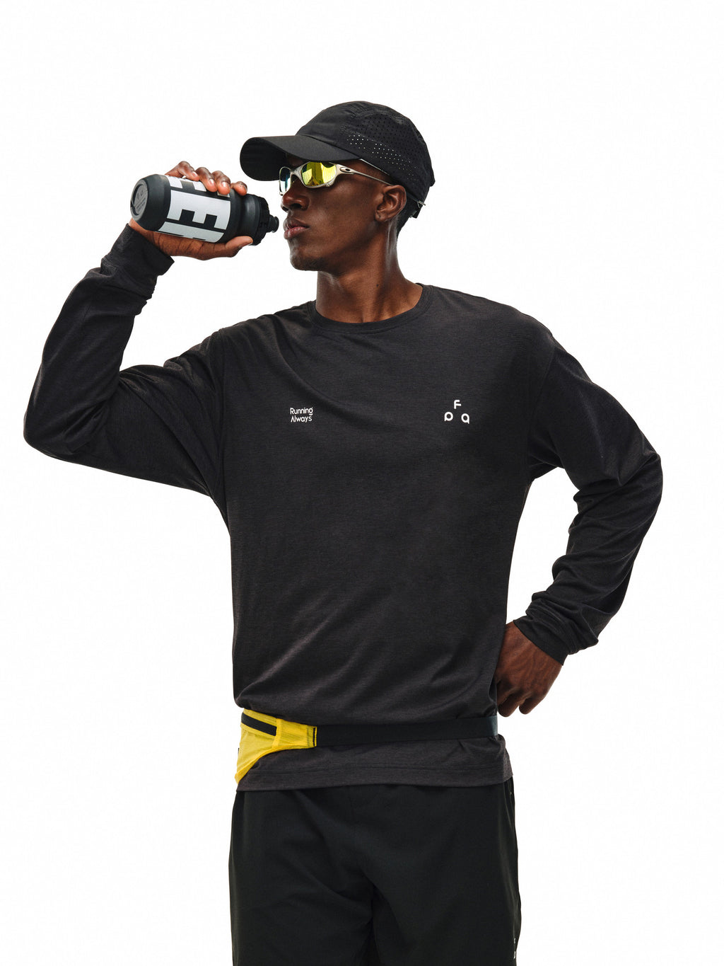 FPA Moisture-Wicking 7A Antibacterial Long-Sleeve Outdoor Sports Tee for Men and Women, Spring Casual Crew Neck