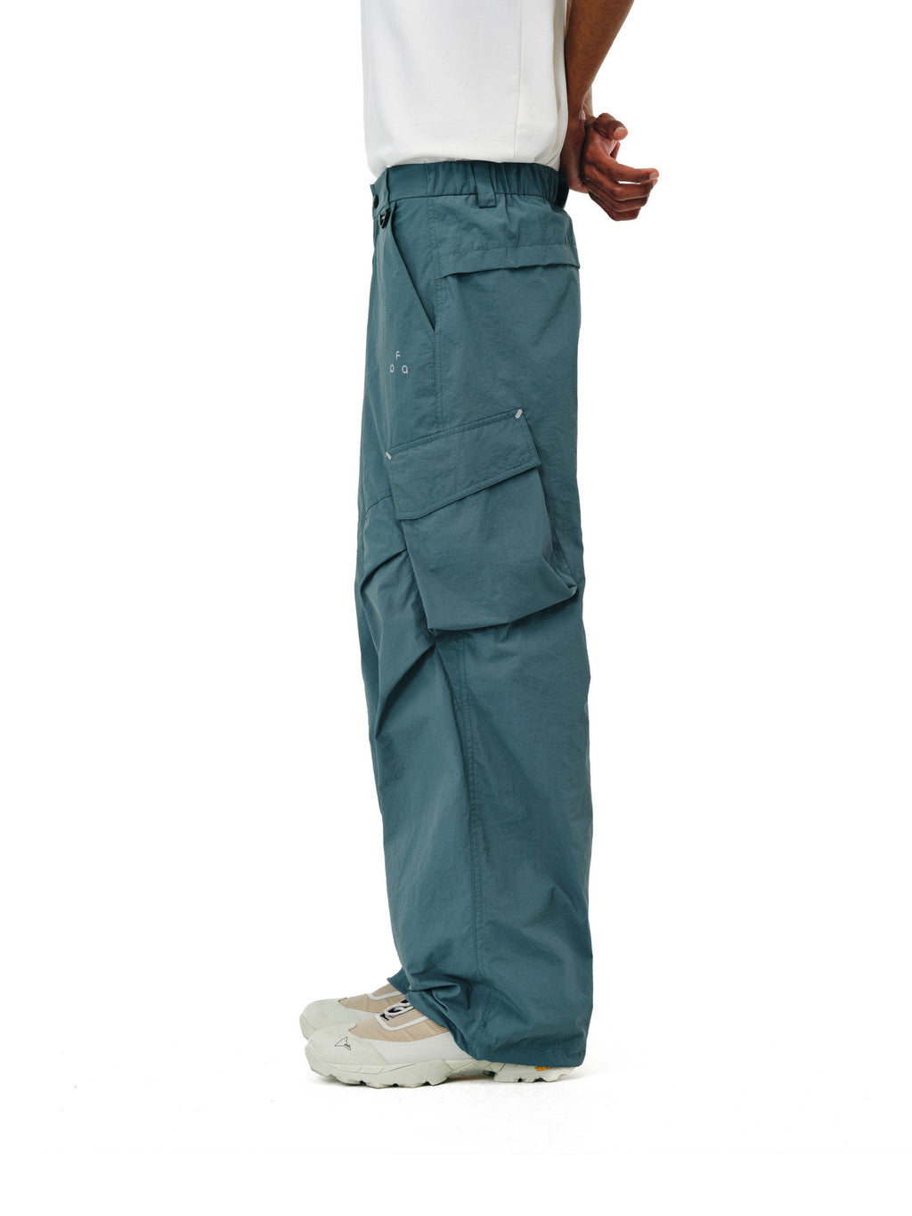 FPA Outdoor Water-Repellent Cargo Pants with Hidden Pockets and 3D Slanted Pockets, Chinese Streetwear Loose Fit Techwear Long Pants for Men