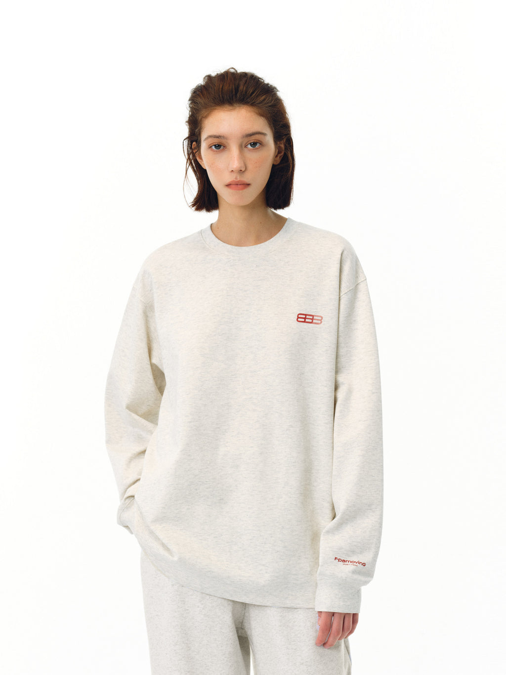 FPA Phantom 8 Long Sleeve T-Shirt - Chinese Streetwear, Loose Fit, Unisex, Round Neck, Spring/Autumn