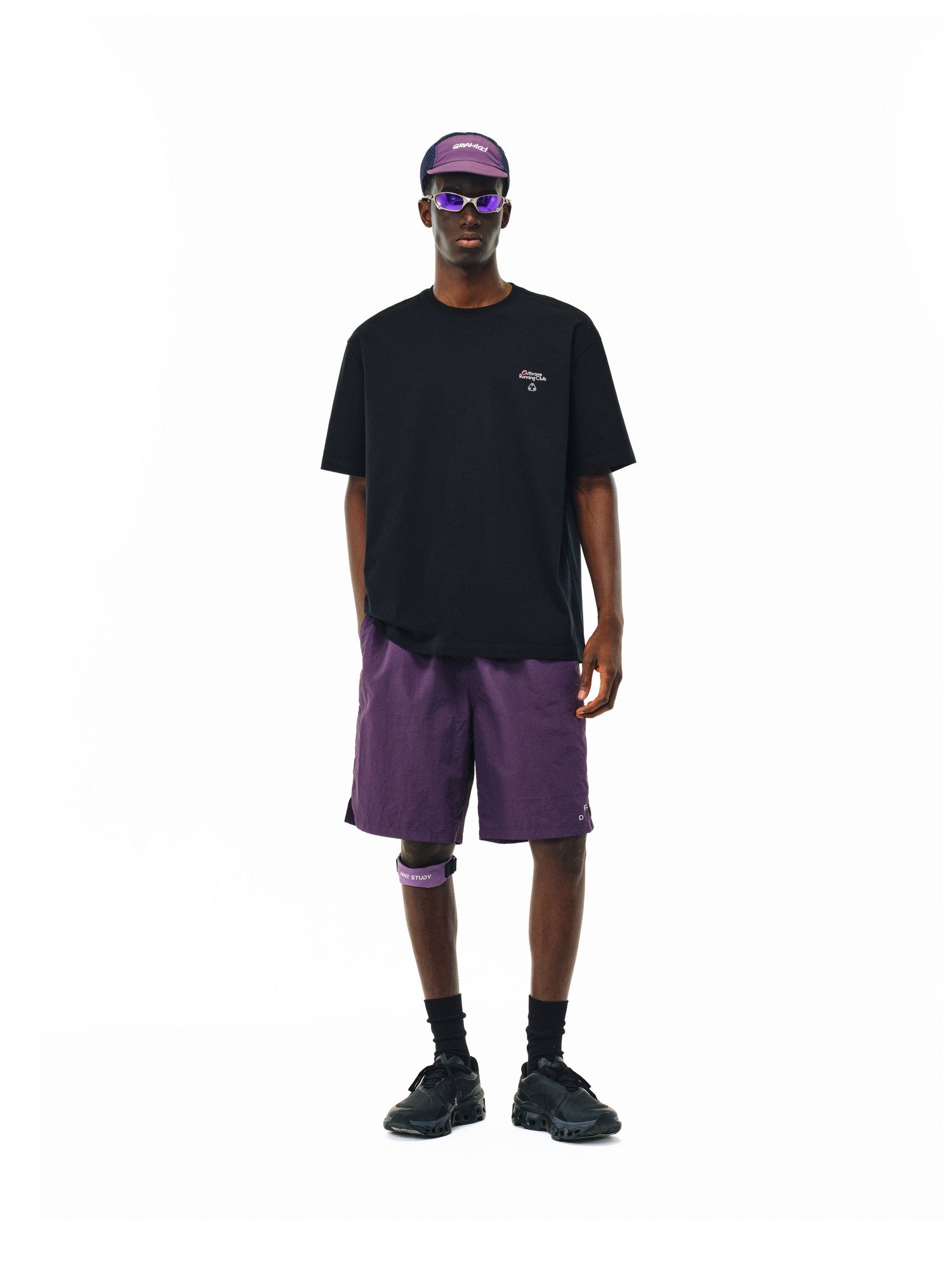 FPA Outdoor Reflective Logo Lightweight Quick-Dry 5-Inch Shorts - Chinese Streetwear Trendy Loose Athletic Casual Shorts