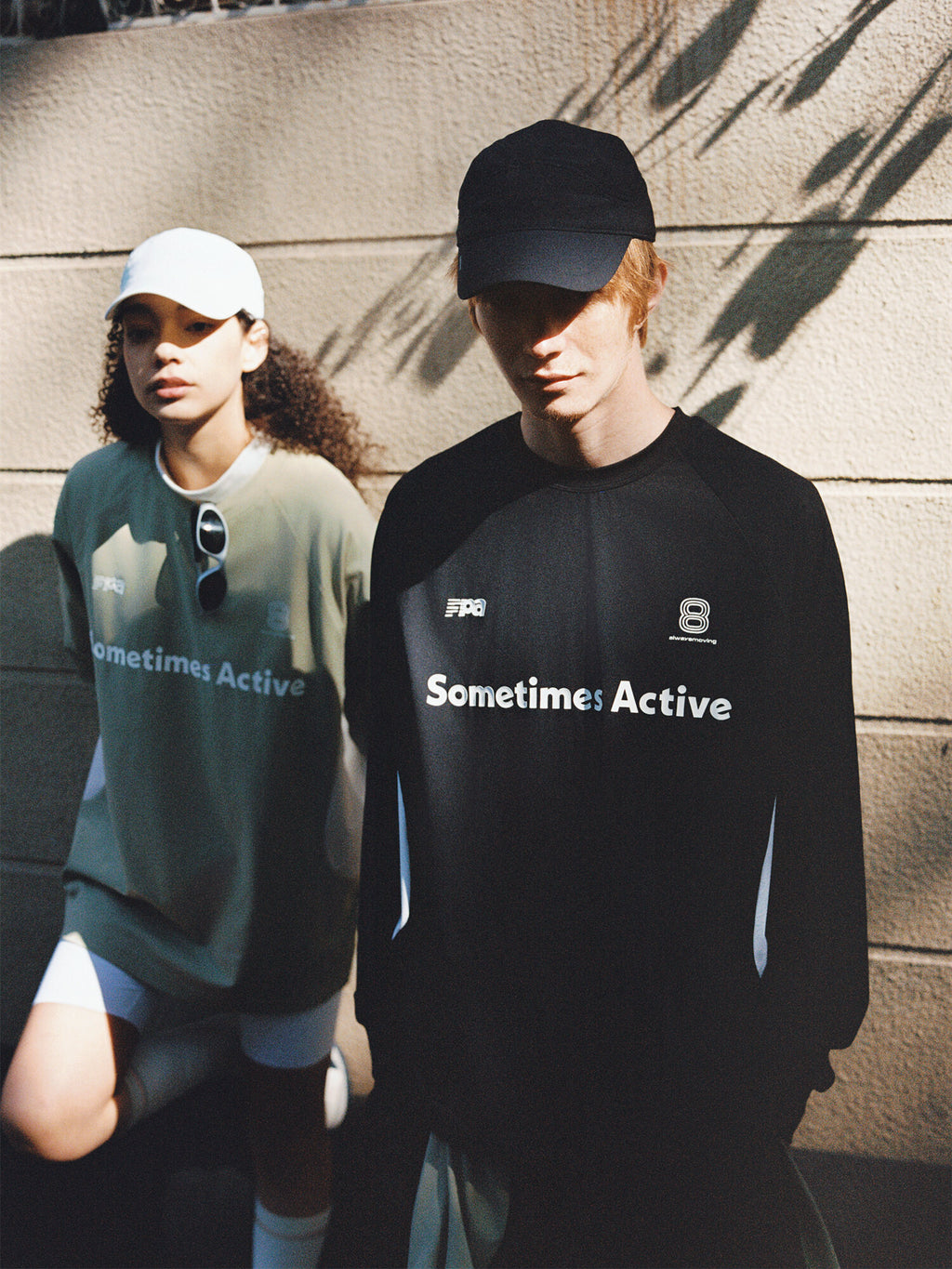 FPA Quick-Dry Moisture-Wicking Sports Paneled Long Sleeve Unisex Loose Fit Couple Round Neck T-Shirt