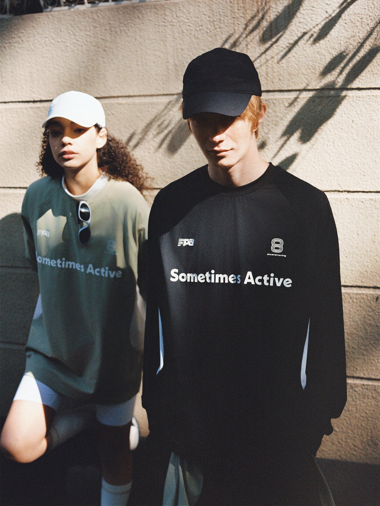 FPA Quick-Dry Moisture-Wicking Sports Paneled Long Sleeve Unisex Loose Fit Couple Round Neck T-Shirt