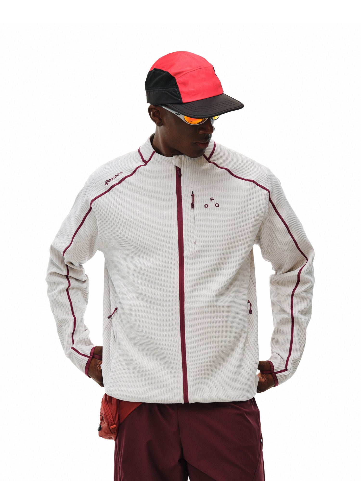 FPA Color-Block Contrast Stitch Jacket for Spring and Autumn, American Retro Zip-Up Long-Sleeve Unisex