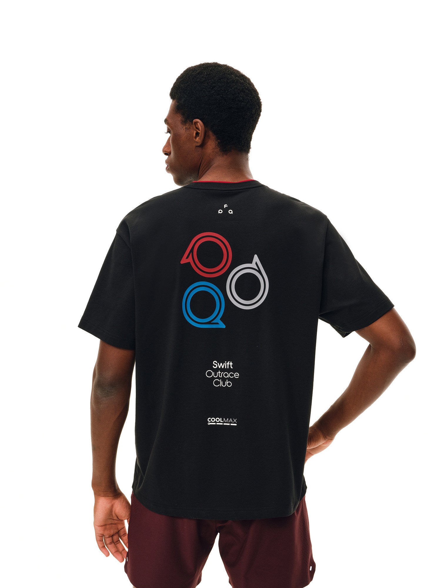 FPA COOLMAX Football Pattern Quick-Dry Short Sleeve T-Shirt - Summer Cool Touch Athletic Tee