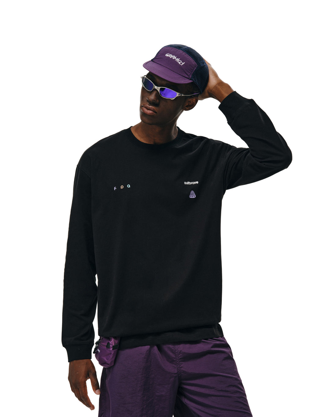 FPA Quick-Dry 7A Antibacterial Long-Sleeve Sports T-Shirt