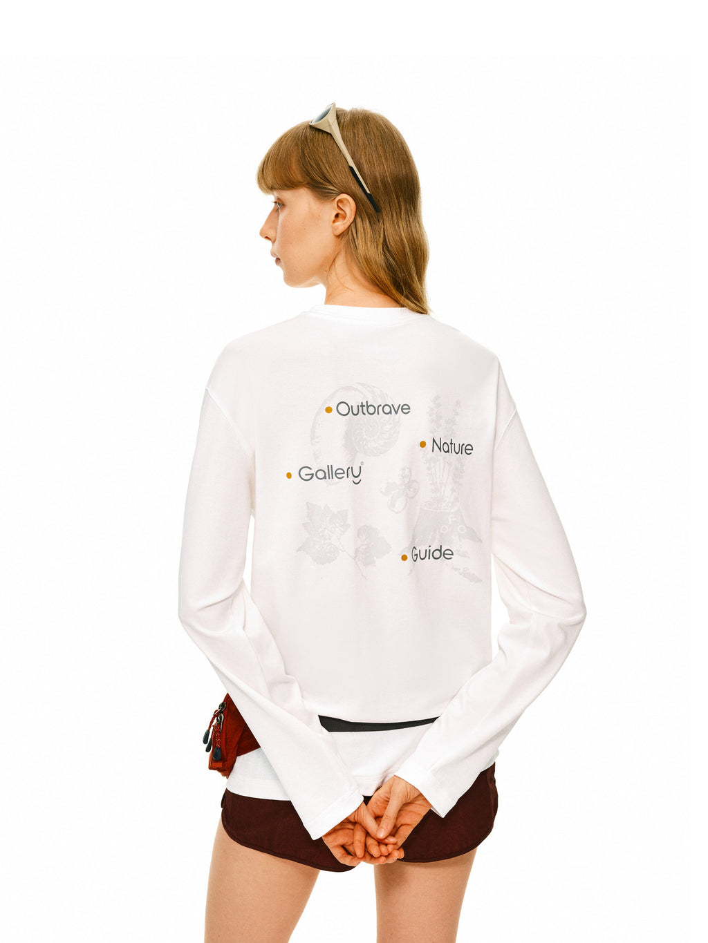 FPA Modal Quick-Dry Thermoregulating Reflective Print Long-Sleeve Outdoor Breathable Crew Neck Couple T-Shirt