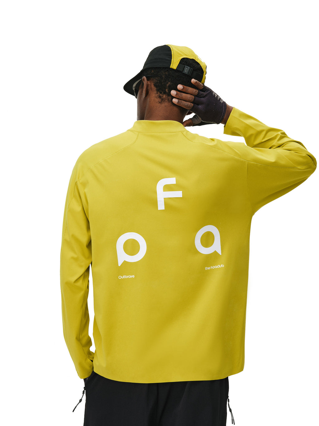 FPA Moisture-Wicking UPF50+ Half-Zip Cycling Jersey Long Sleeve Basic Logo Casual Couple Sports T-Shirt
