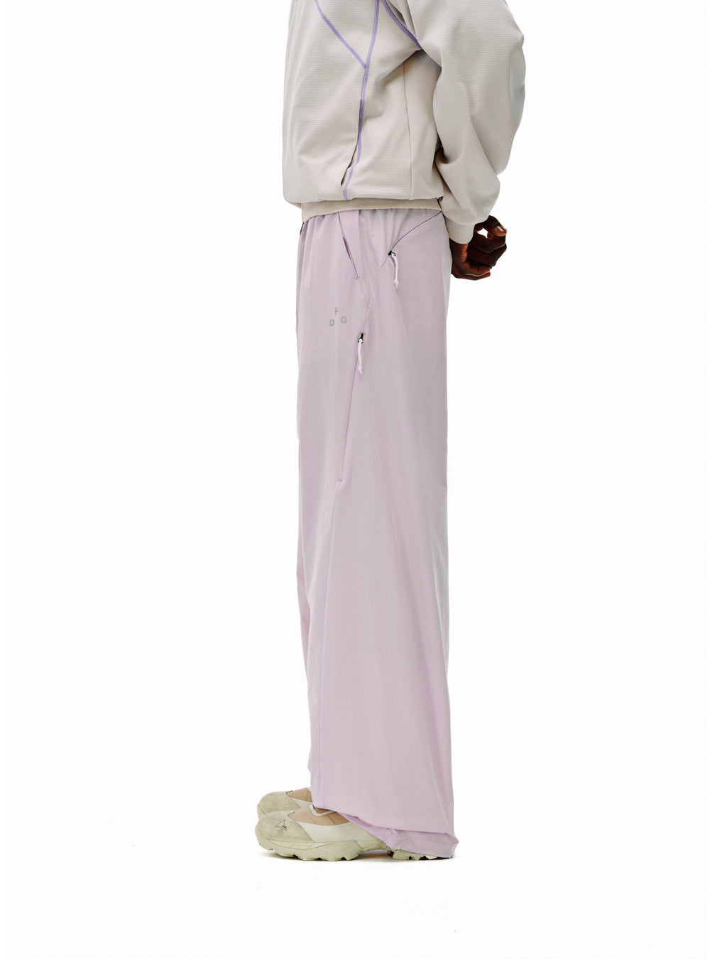 FPA Outdoor Instant Cool Skin-Friendly Lightweight Breathable Curved Cut Long Pants Casual Loose Hiking Sports Trousers