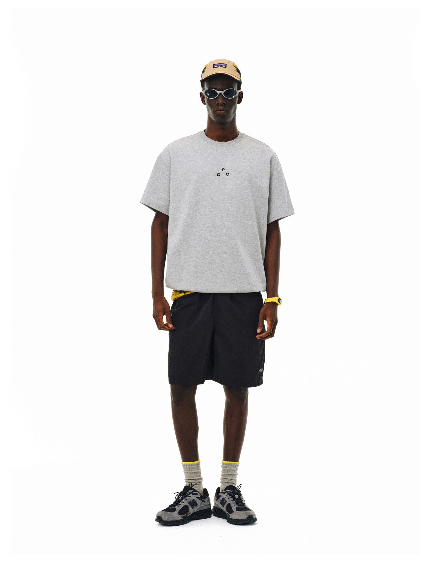 FPA Quick-Dry Antibacterial Mite-Resistant Cool-Touch Short Sleeve Basic Logo Casual Minimalist Summer Crew Neck Chinese Trend Couple T-Shirt