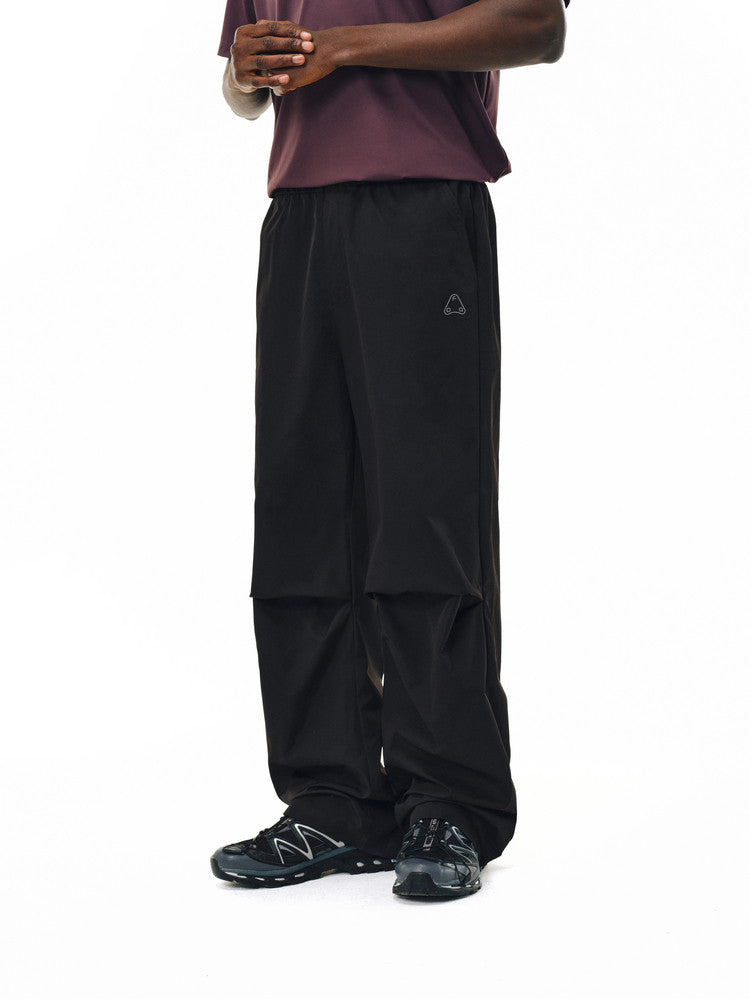 FPA Outdoor Three-Proof Adjustable Length Paratrooper Pants, National Trend Summer Design Loose Sports White Casual Pants