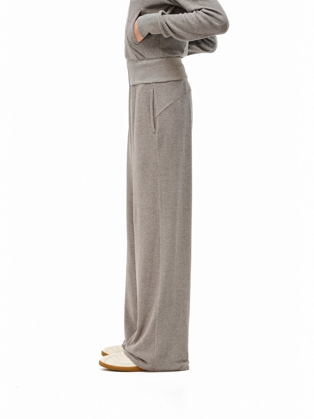 FPA Drawstring Mid-Rise Straight-Leg Loose Sweatpants 2026 New Spring/Autumn Design Athletic Casual Long Pants for Women