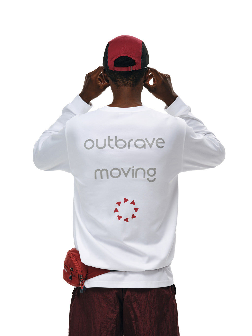 FPA Brand Distressed Long-Sleeve Slogan Tee