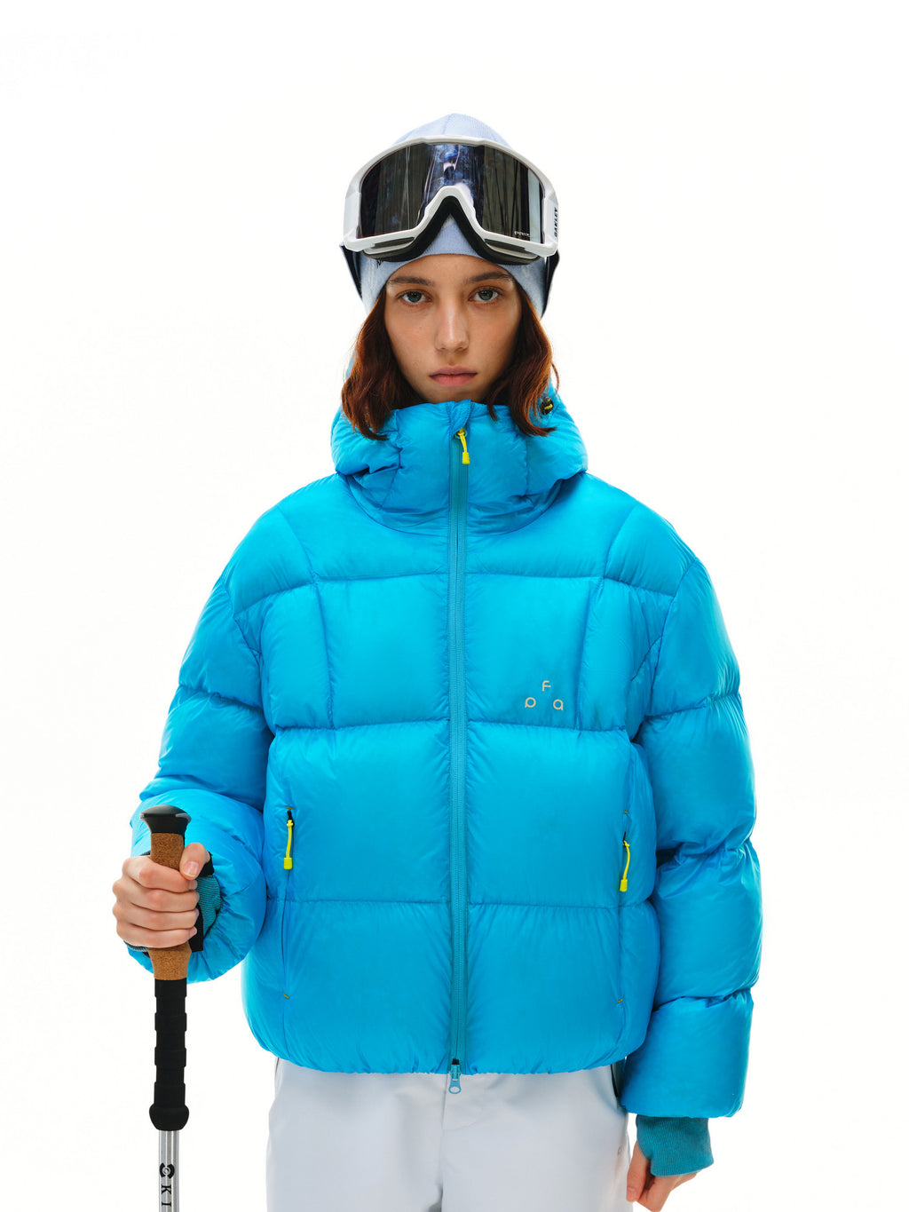FPA 800FP 95% White Duck Down Women's Hooded Down Jacket, Winter Thick Warm Outdoor Coat