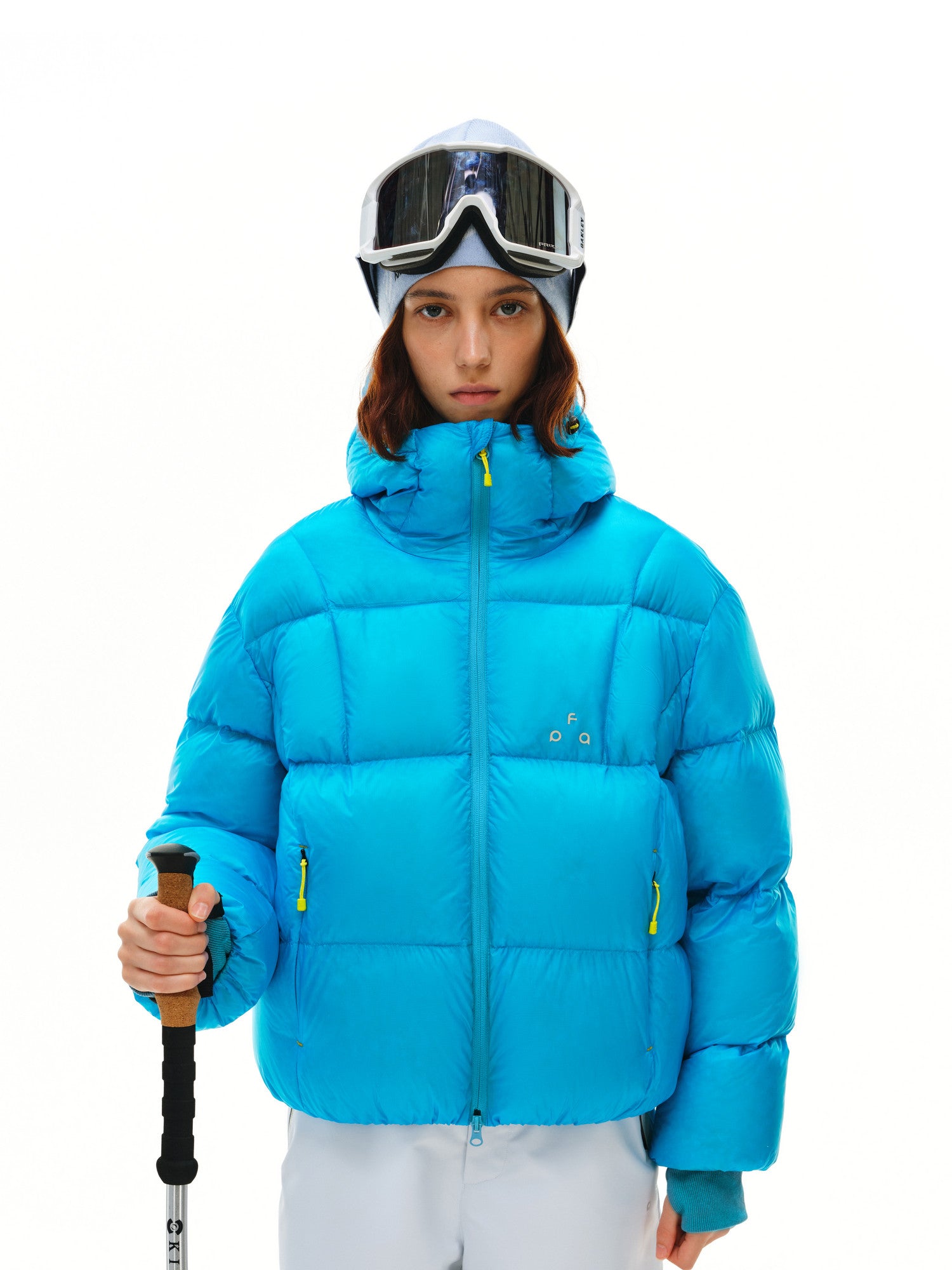 FPA 800FP 95% White Duck Down Women's Hooded Down Jacket, Winter Thick Warm Outdoor Coat