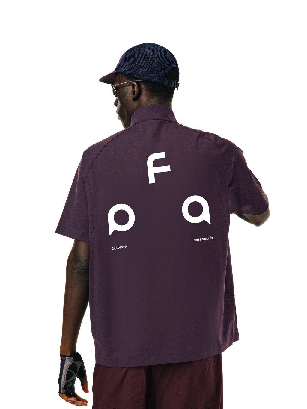 FPA Quick-Dry Cooling UPF50+ Sun Protection Short Sleeve Summer Half-Zip Half-Turtleneck Couple's National Trend Sports T-Shirt