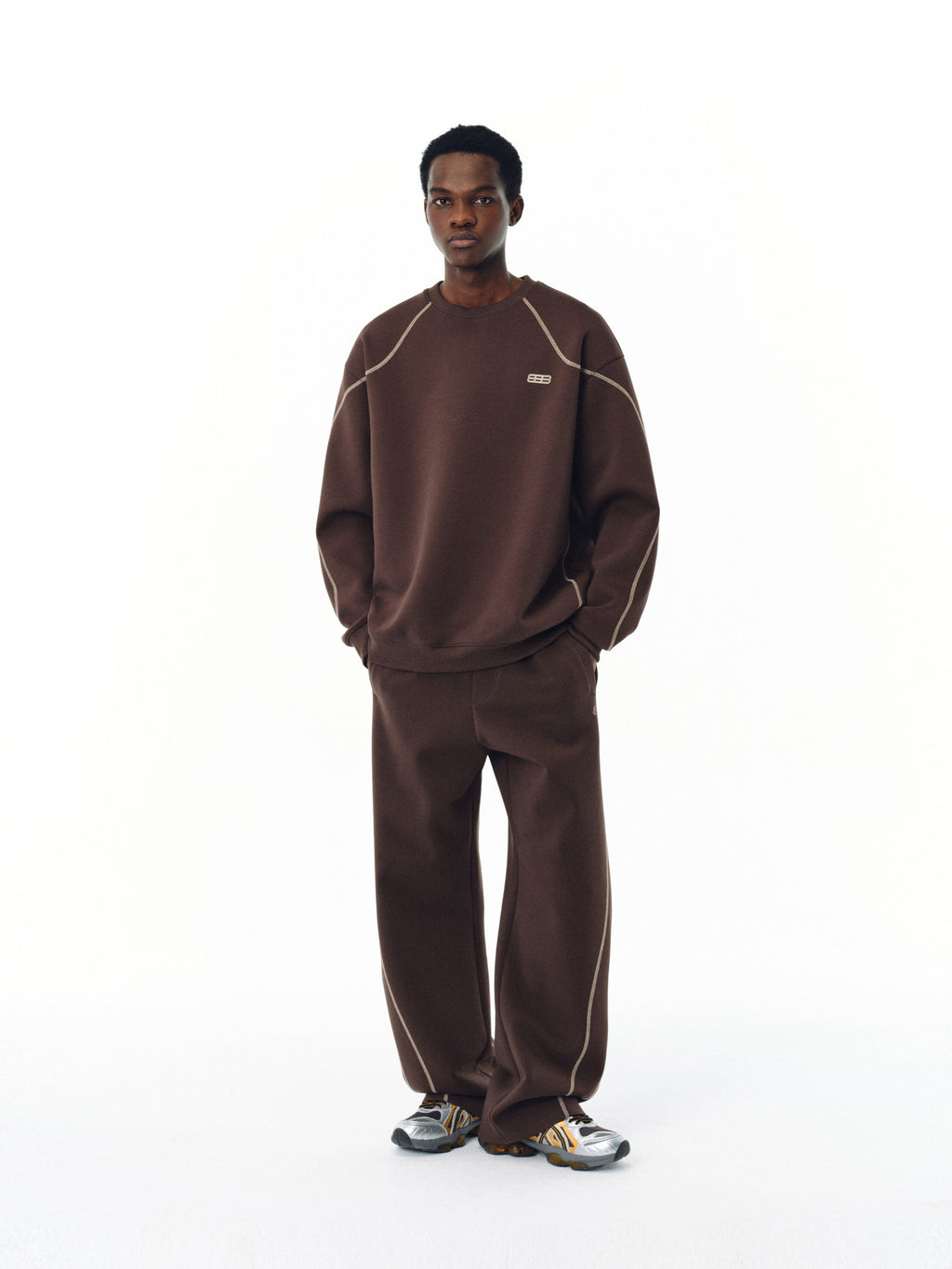 FPA Air Layer Hasso Line Sports Deconstructed Curve-Leg Pants Spring/Autumn Chinese Streetwear American Retro Loose Wide-Leg Trousers