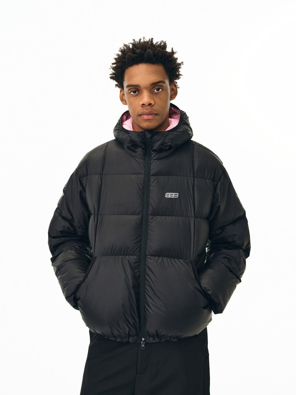 FPA Short Quilted Down Jacket for Women and Men, Winter Thick Warm Hooded Puffer Coat, Casual Loose Fit