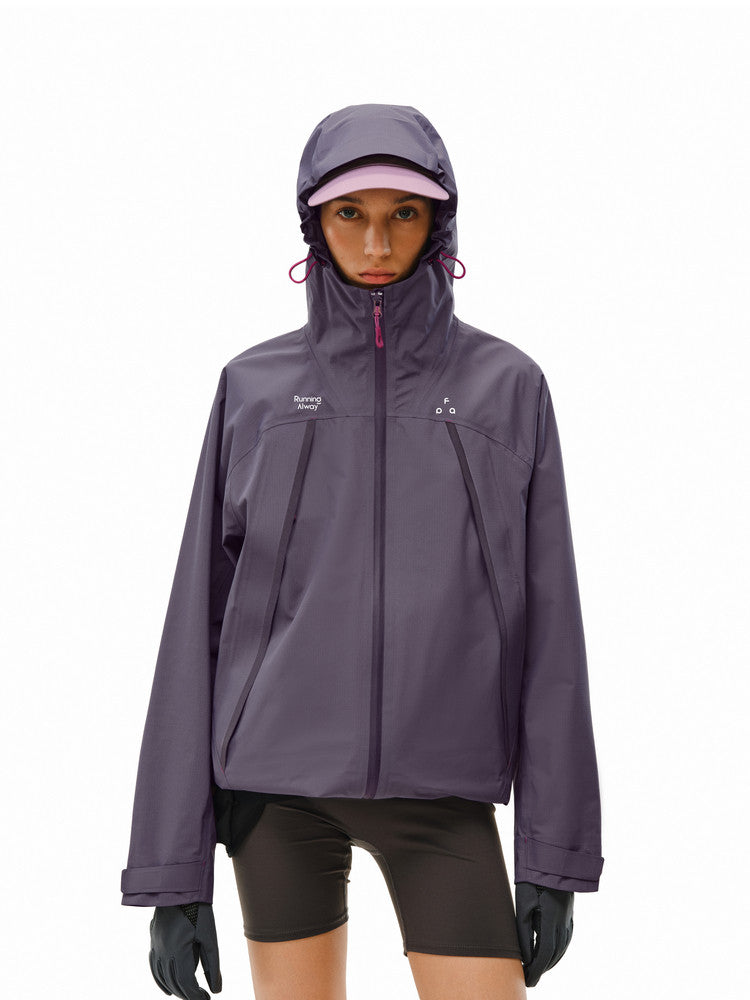 FPA Fully Taped 3-Layer Hardshell Jacket for Outdoor Hiking, Windproof Sports Mountaineering Coat