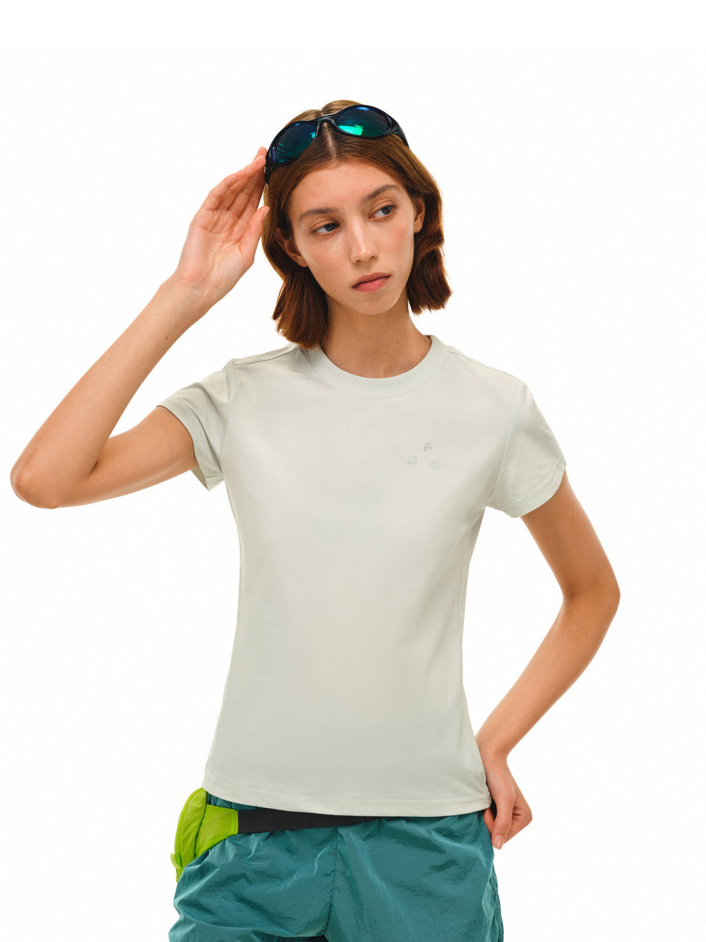 FPA Women's Quick-Dry Basic Short Sleeve T-Shirt for Summer, Moisture-Wicking, Outdoor Sports, Running, Fitness, Slim Fit, Black