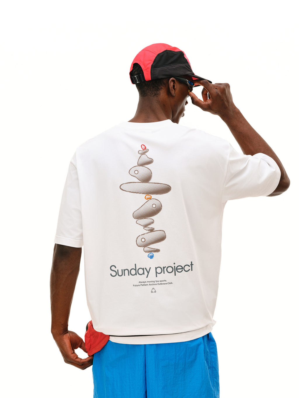 FPA Cool-Touch Moisture-Wicking 7A Antibacterial Outdoor Sports T-Shirt Summer Crew Neck Rock Print Couple Short Sleeve