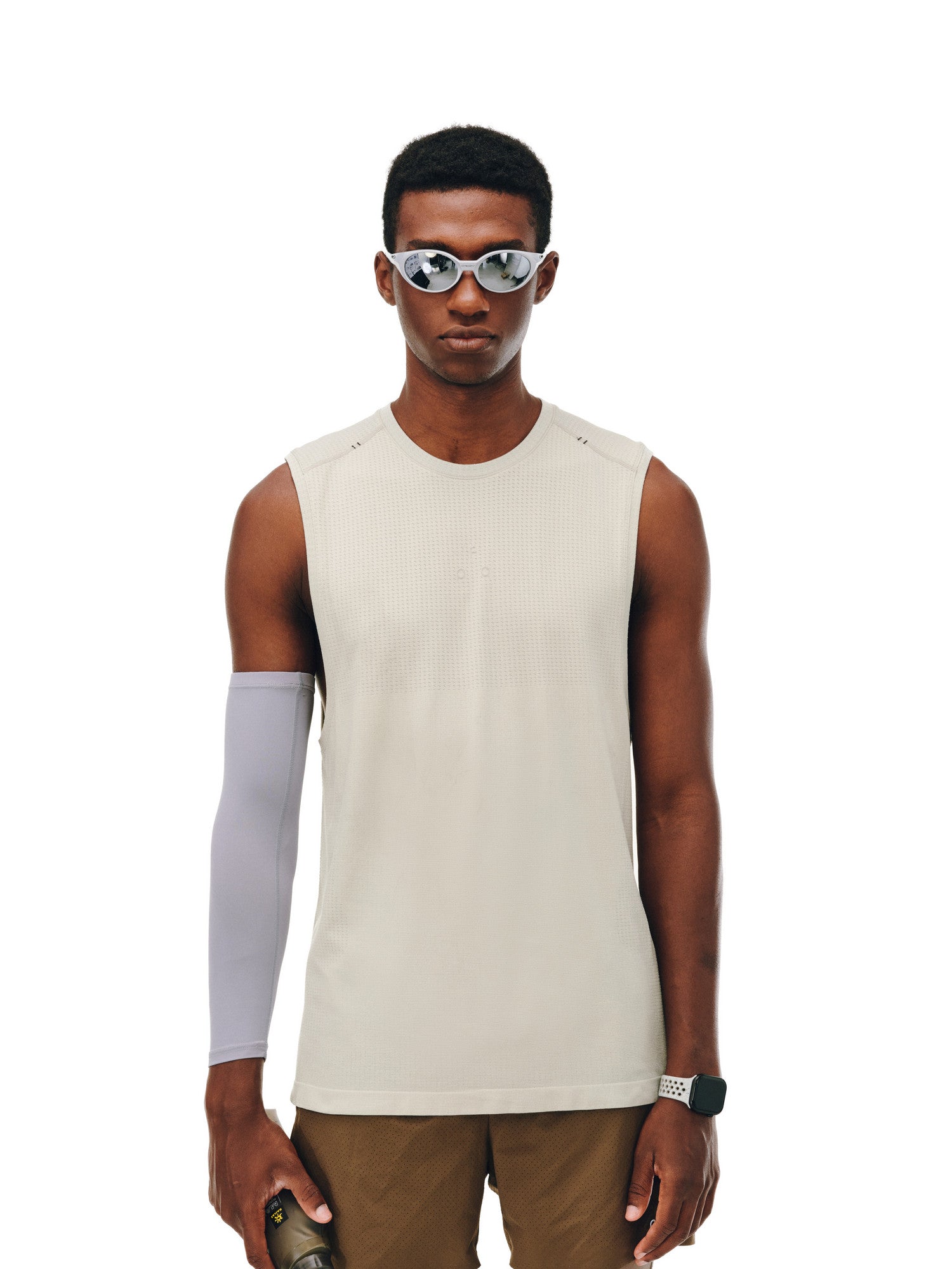 FPA Athletic Seamless Knit Tank Top - Summer Logo Basic Casual Fitness Outdoor Sleeveless T-Shirt