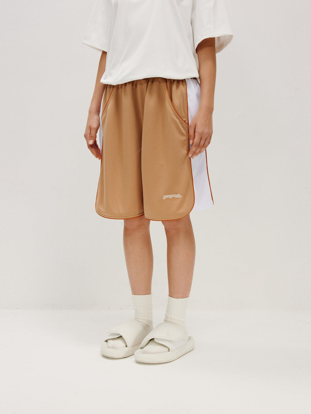 FPA Color-Block Basketball Shorts – Chinese Streetwear Summer Loose Fit Athletic Mid-Length 5-Pocket Shorts