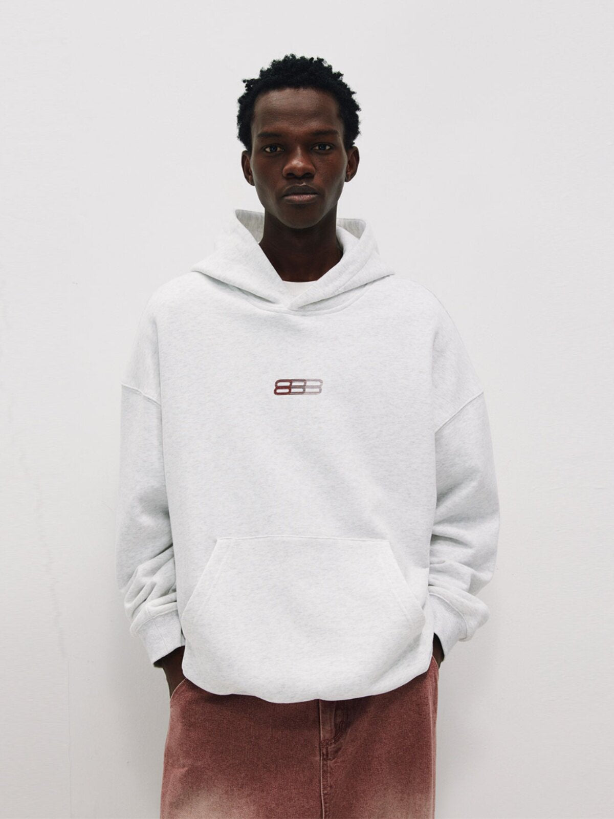FPA Gradient Track Hoodie with Chest Print – Chinese Streetwear Trend, Loose Fit, Unisex, Retro American Style for Men