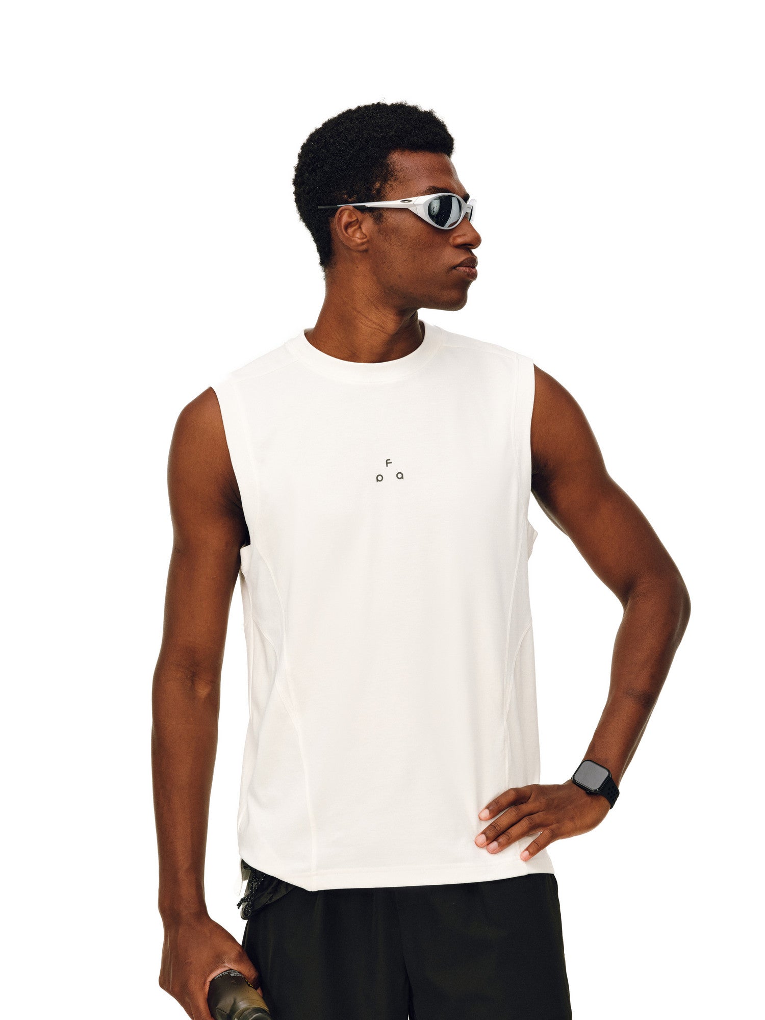 FPA Cool-Touch Quick-Dry Sports Vest Summer Crew Neck Basic Casual Outdoor Fitness Breathable Sleeveless T-Shirt for Men