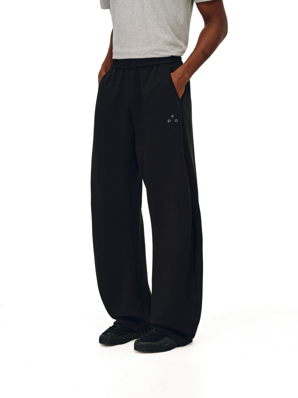 FPA 7A Antibacterial Anti-Mite Soft Skin Air Layer Pima Cotton Curved Hem Sweatpants Summer Casual Pants