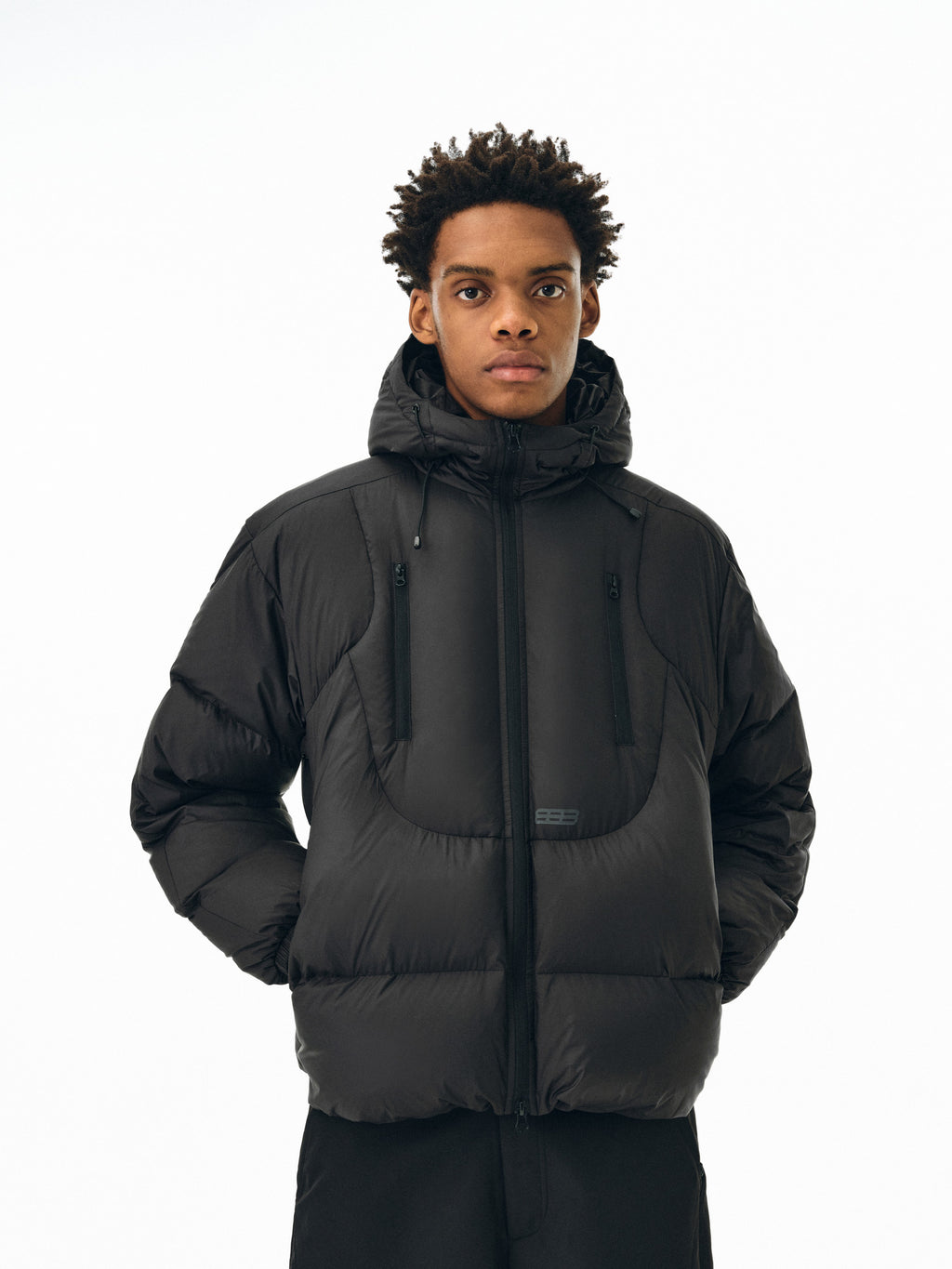 FPA Double-Zip Hooded Down Jacket – Chinese Streetwear Trend Winter Short Couple Warm Coat