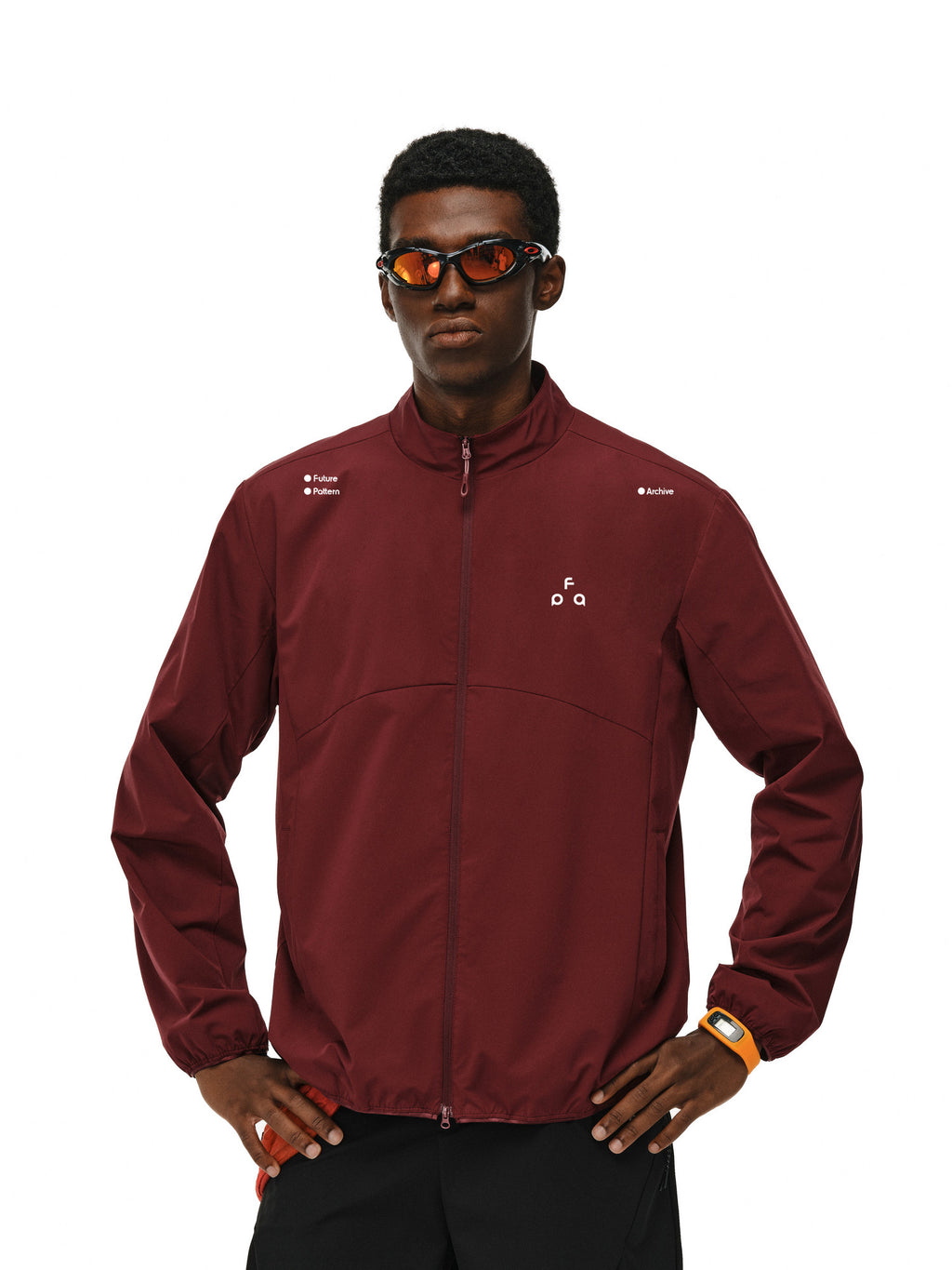 FPA Sports Running Jacket Basic Logo Outdoor Casual Zip-Up Stand Collar Lightweight Couple Spring Autumn Jacket for Men