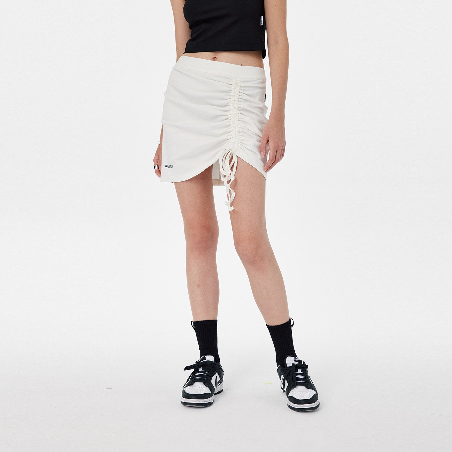 FPA (VENGETICE) Webbing Strap Fitted Dress – Chinese Streetwear Bodycon Mini Dress, Slimming & Leg-Lengthening Sexy Skirt