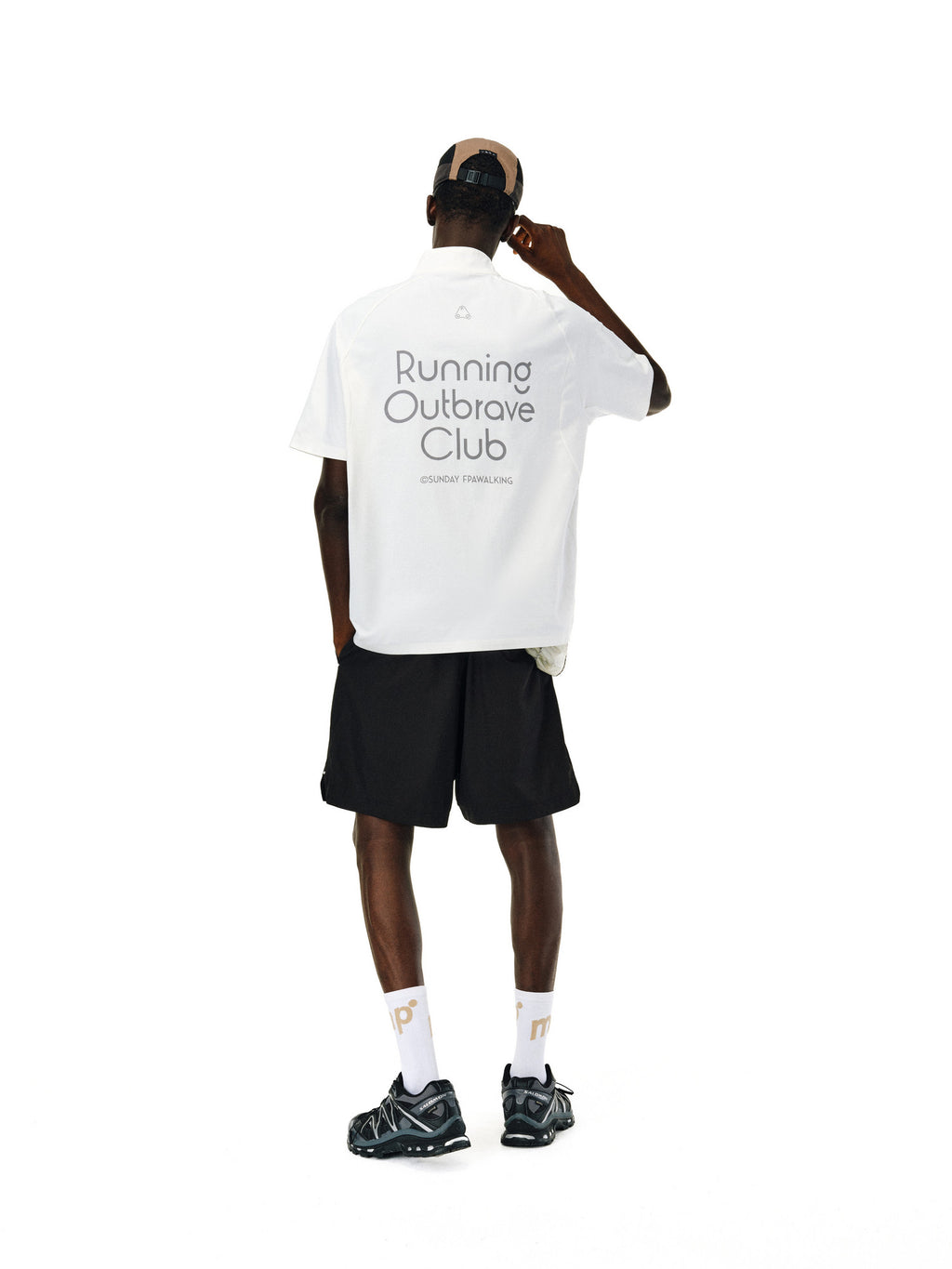 FPA Quick-Dry Cooling UPF50 Half-Zip Cycling Jersey - National Trend Outdoor Summer Half High Collar Short Sleeve T-Shirt