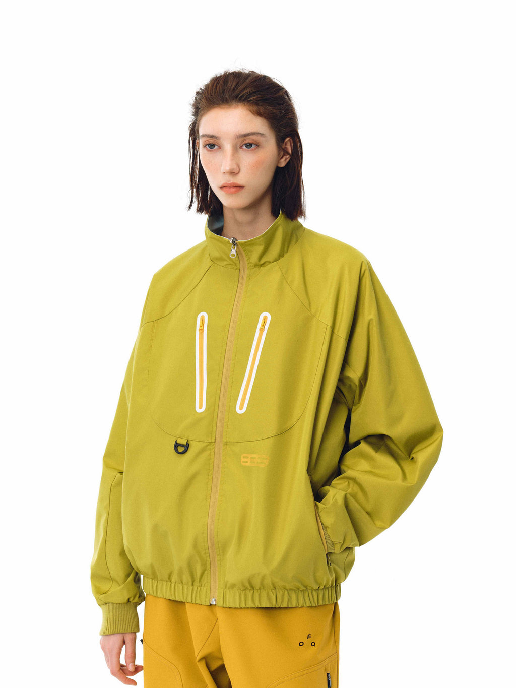 FPA Teflon Water-Repellent Windproof Reversible Shell Jacket - American Style Loose Fit Spring Outerwear for Men and Women