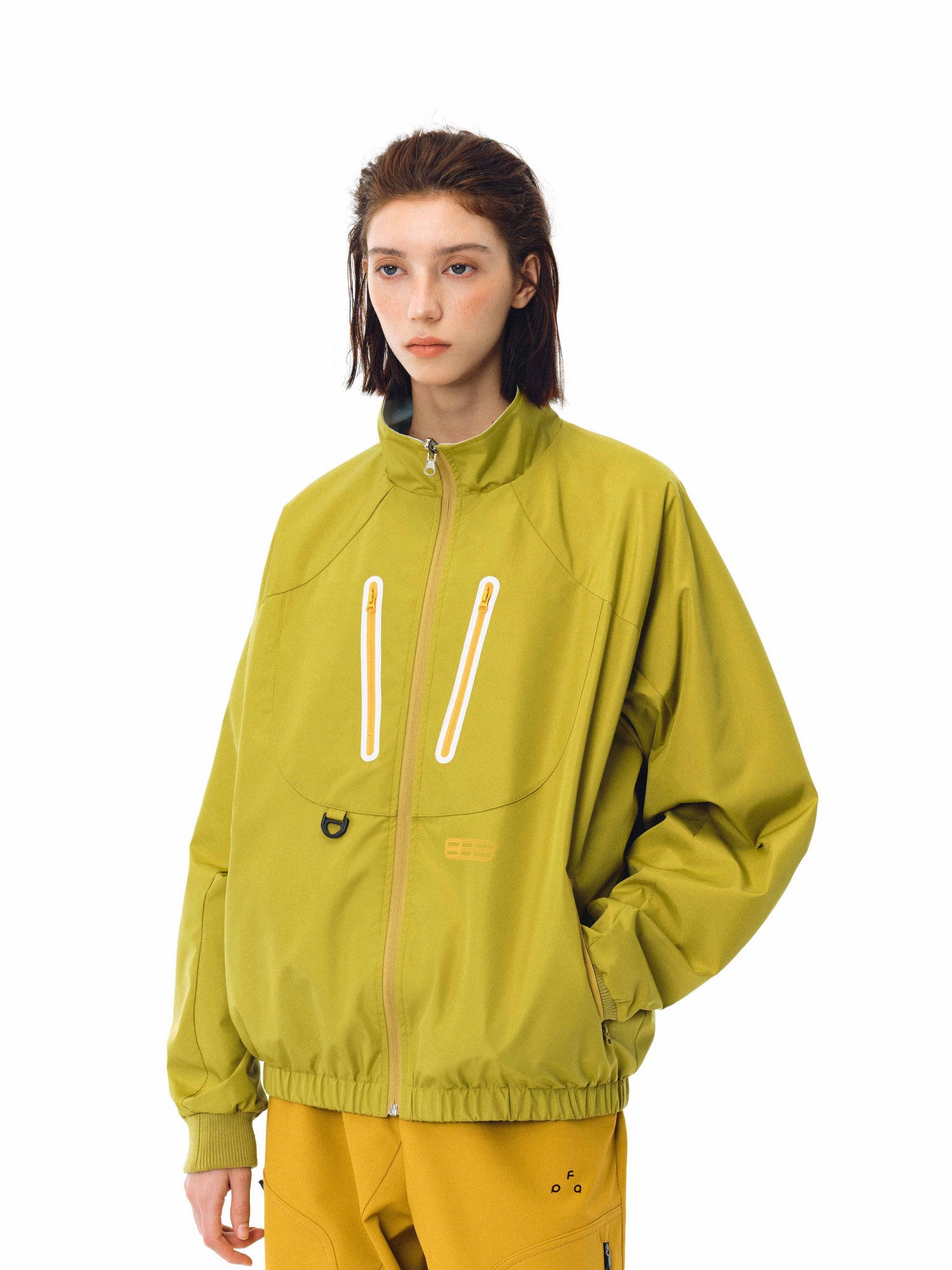 FPA Teflon Water-Repellent Windproof Reversible Shell Jacket - American Style Loose Fit Spring Outerwear for Men and Women